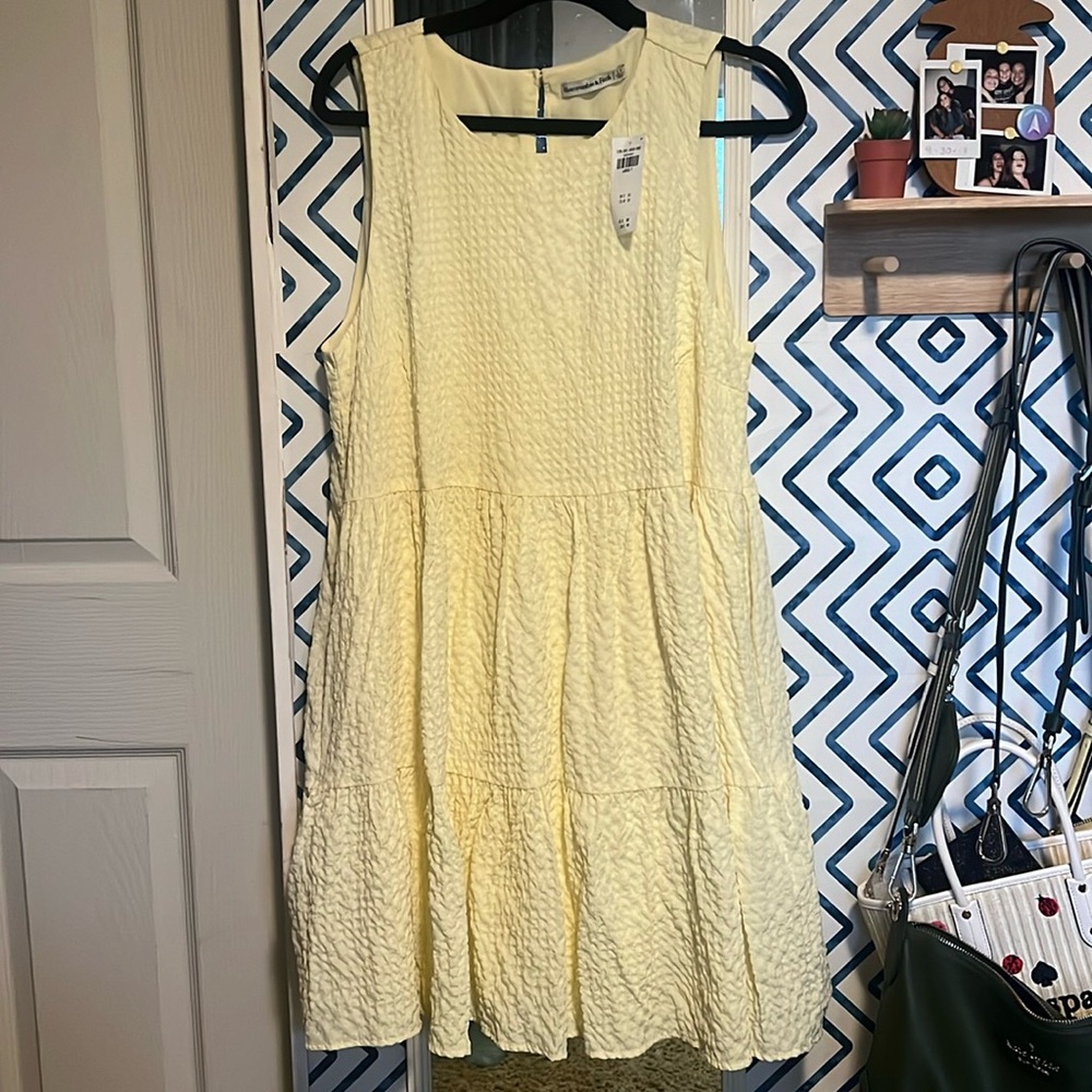 Abercrombie and Fitch butter yellow Dress